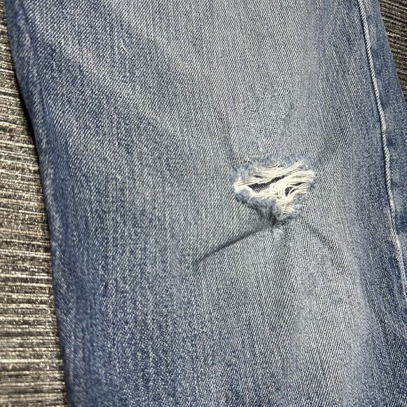 Levi's Jeans Men's Size 36x32 Blue Vintage Button Fly Colombia Straight Cut Off - Picture 7 of 16